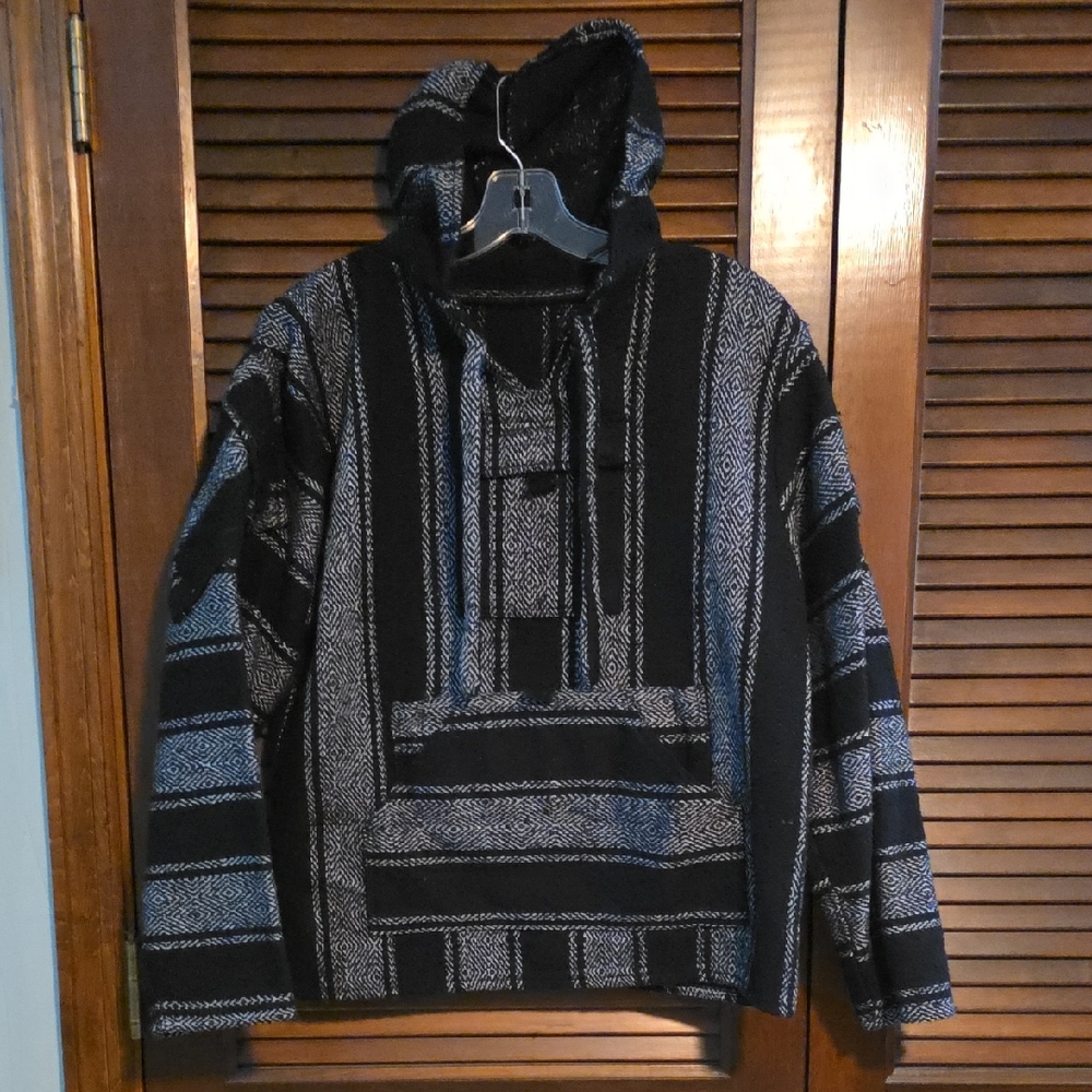 Black and Gray Diamond Pattern ALL SKILL NO LUCK (now GNARCO) Hoodie